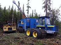 Two-wheel crawler drill rig
